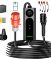 NOEIFEVO 2026 Pro siirrettävä seinälatauslaite 11 kW, sovellus, sähköauton CEE 16A - Type 2 -latauskaapeli, 3-vaiheinen EV-laturi kaikille EV:ille (IEC 62196-2) ja PHEV:ille