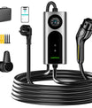 NOEIFEVO CY01 Typ 2 latauskaapeli Schuko 220V, 3,7kW mobiili seinälatauslaite sovelluksella, 6–16A 1-vaiheinen latauskaapeli sähköautoille (IEC 62196-2) & PHEV:ille
