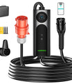 22KW 32A 3-faset type 2 højstrøm hurtigopladningskabel Mobil EV Wallbox, 5 meter kabel