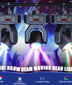 30W Spot Beam Moving Head LED 4IN1 RGBW Effekt Stroboskop Bühnenlicht DMX Soundaktiviert DJ Disco Bar Partylicht