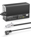 Noeifevo 29,2 V 5 A LiFePO4  Caricabatterie per batteria LiFePO4 24 V 25,6 V, XLR/IEC/XT60/Anderson 50A/M8