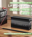 NOEIFEVO 58.4V 20A Lithium-LiFePO4-oplader til 51.2V 16S LiFePO4-batteri, LCD-skærm, justerbar strøm, oplader til golfvogne, trollingmotor, båd og campingvogne