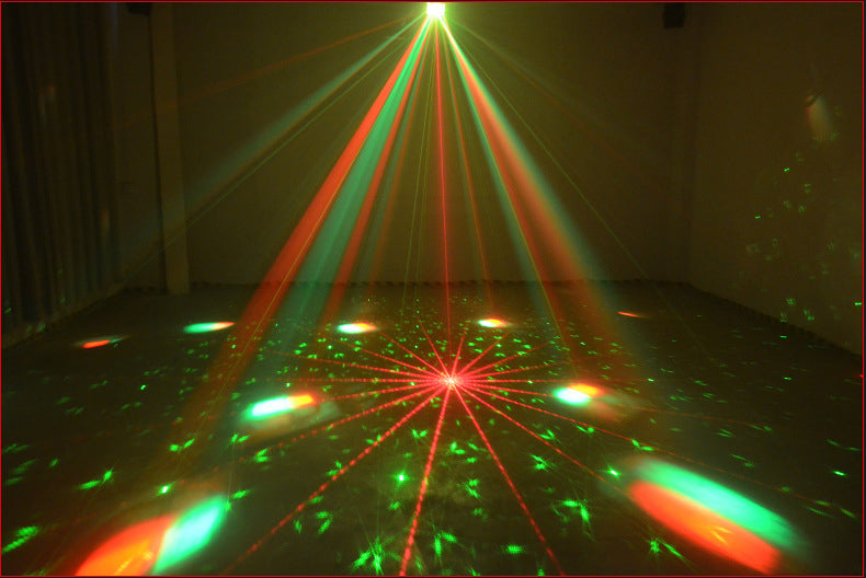 3-i-1 DMX RGBW-partylys, LED-laserstroboskop, disco DJ-beam spot-scenebelysning, dansklub, bryllup, sommerfuglelys