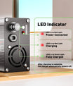 NOEIFEVO 58.8V 8A Lithium-oplader voor 14S 51.8V batterij, LED-display, aluminium behuizing, ventilator