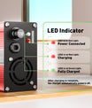 NOEIFEVO 42V 4A Lithium-Ladegerät für 10S 37V Li-Ion Lipo-Batterien, Kühlventilator, automatischer Abschaltung(RED)