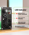 NOEIFEVO 43.8V 4A LiFePO4 Batterie-Ladegerät für 12S 36V 38.4V LiFePO4 Batterie, Kühlventilator, automatischer Abschaltung(GREEN)