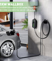 NOEIFEVO F097 11KW EV Mobiele Wallbox met App, 3-fase 6-16A met instelbare laadsnelheid, Wi-Fi afstandsbediening, CEE 16A naar Type 2 EV laadkabel