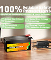 Noeifevo 29.2V 5A LiFePO4 Akku Ladegerät für 24V 25.6V LiFePO4 Batterie, XLR/IEC/XT60/Anderson 50A/M8