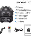 36W Mini-Discolichter, RGBW LED-Partybeleuchtung, Doppel-Moving-Head-Strahler, DMX512 DJ-Ausrüstung Stroboskop-Bühneneffekt für Nachtclub, Bar und Show