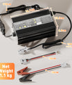 Noeifevo 29,2 V 15 A LiFePO4  batería de Cargador para batería de litio de 24 V 25,6 V, activación BMS de 0 V, apagado automático con protección total