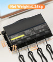 NOEIFEVO 12V 40A 4-banks (10A/bank) universel batterilader, 12V vandtæt LiFePO4 lithium-blybatterilader til campingvogn, båd, motorcykel, plæneklipper, trollingmotor og blybatteri