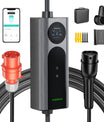 NOEIFEVO Q21W Wlan nabíjačka elektromobilov Wallbox 11kW s diaľkovým ovládaním APP, 5m/10m Type2 CEE16A 3-fázový nabíjací kábel 