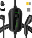 Noeifevo Bärbar typ 2/Typ 1 3.7KW 16A EV-laddare, 5m/10m/15m laddningskabel för mobilt fordon med Schuko