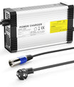 NOEIFEVO Cargador de batería de litio 71.4V 5A para batería de litio 17S 60V 62.9V, con ventilador de refrigeración y apagado automático.