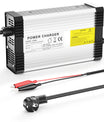 NOEIFEVO Cargador de batería de litio 71.4V 5A para batería de litio 17S 60V 62.9V, con ventilador de refrigeración y apagado automático.