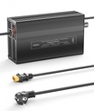 NOEIFEVO 96.6V 1A-15A Lithium-batteriladdare för 85.1V (84V) 23S Lithium-Li-Ion-Lipo-batteri, LCD-skärm, justerbar ström