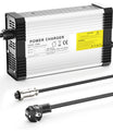 NOEIFEVO 33,6V 12A Lithium-batterilader til 8S 29,6V 30V Lithium-batteri, med køleventilator, automatisk slukning.