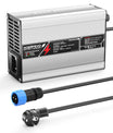 NOEIFEVO 29.4V  2A 3A 4A 5A Lithium-oplader til 7S 25.9V Li-Ion Lipo-batterier, med køleventilator og automatisk slukning.