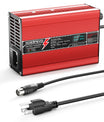 NOEIFEVO 41.4V-44.1V 4A  Blei-Säure-Batterieladegerät für 36V Blei-Säure Batterie, Mit LCD-Anzeige, Kühlventilator, automatischer Abschaltung(RED)