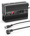 NOEIFEVO 36.5V 4A LiFePO4 Batterie-Ladegerät für 10S 32V LiFePO4 Batterie,  Kühlventilator, automatischer Abschaltung（BLACK）