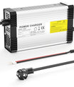 NOEIFEVO 33,6V 12A Lithium-batterilader til 8S 29,6V 30V Lithium-batteri, med køleventilator, automatisk slukning.