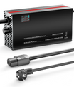 NOEIFEVO 75.6V 2-20A Lithium-baterie nabíječka pro 66.6V 18S Lithium-Li-Ion-Lipo baterii, LCD displej, nastavitelný výkon, nabíječka pro E-bike, skútr, elektrické motocykly