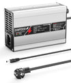 NOEIFEVO 29.4V  2A 3A 4A 5A Caricabatterie al litio per batterie 7S 25.9V Li-Ion Lipo, Ventola di raffreddamento, spegnimento automatico.