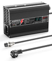 NOEIFEVO 14.6V 10A LiFePO4 Batterie-Ladegerät for 4S 12V 12.8V LiFePO4 Batterie, med LCD-display, Køleventilator, Automatisk Afslutning