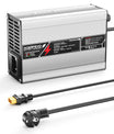 NOEIFEVO 27.6V-29.4V 2A 4A 5A Blybatterilader til 24V Blybatteri, Køleventilator, Automatisk Afbrydelse