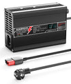 NOEIFEVO 29.4V 10A Lithium-lader til 7S 25.9V Li-Ion Lipo batteri E-cykellader, LED-display, aluminiumkasse, blæser