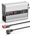 NOEIFEVO 29.4V  2A 3A 4A 5A Lithium-oplader til 7S 25.9V Li-Ion Lipo-batterier, med køleventilator og automatisk slukning.