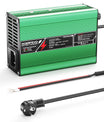 NOEIFEVO 12,6V 10A Lithium-lader til 3S 11,1V Li-Ion Lipo-batterier, køleventilator, automatisk slukning (GRØN)