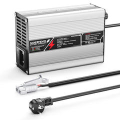 NOEIFEVO 29.4V 5A Lithium-oplader til 7S 25.9V Li-Ion Lipo-batterier, med køleventilator og automatisk slukning.