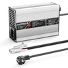 NOEIFEVO 29.4V 2A 3A 4A 5A Lithium-lader for 7S 25.9V Li-Ion Lipo-batterier, kjølevifte, automatisk avstenging