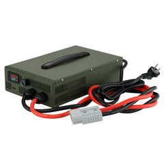 NOEIFEVO 12V 10A-100A Lithium LiFePO4 מטען סוללות, מתח טעינה 14.6V, תצוגת LCD, מתכוונן זרם, מאוורר