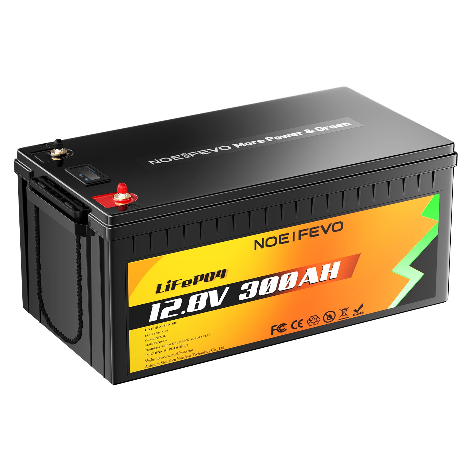 Batteria al Litio Ferro Fosfato 12V 100Ah LiFePo4 con BMS Smart