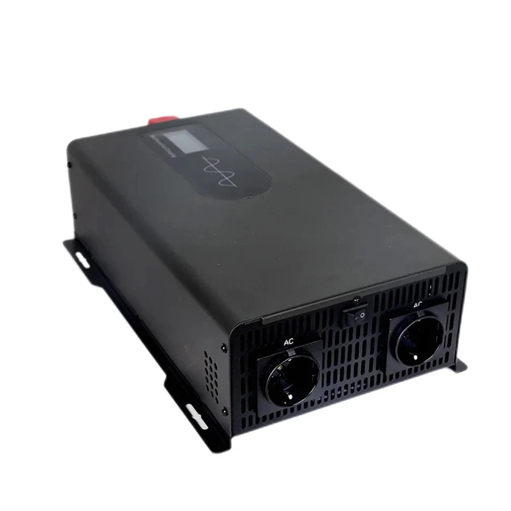 12V 24V 48V 60V 72V 96V–>230V invertteri 5000W–12000W jännitemuunnin, puhdas siniaaltoinvertteri LCD-jännitenäytöllä