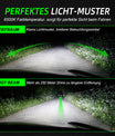 FATEEYE H7 LED-forlygtesæt 10000LM 50W fjern-/nærlys 6500K hvid halogen (2 stk.)