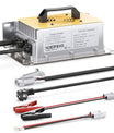 NOEIFEVO 58.4V 30A LiFePO4 Caricabatteria per 51.2V (48V) 16S LiFePO4 batteria, impermeabile, 0V BMS abilitato