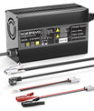 Noeifevo 29,2 V 15 A LiFePO4 Caricabatterie per batteria al litio 24 V 25,6 V, attivazione BMS 0 V, spegnimento automatico con protezione completa