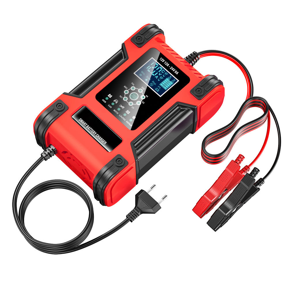 Confezione Da 2 Caricabatterie Intelligenti 6V/12V 3A - Universale Per Auto, Moto, Barca, Batterie Piombo, Litio, LiFePo4, Con Riparazione A Impulsi