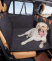 NOEIFEVO CA05 Manta para perro para asiento trasero de coche con fondo duro, asiento trasero con protección lateral y ventana de visualización, manta para perro resistente a los arañazos y al agua, alfombrilla para perro, asiento trasero