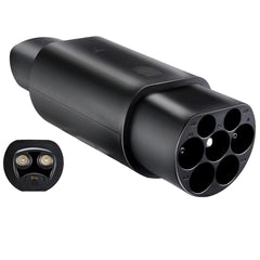 NOEIFEVO Type 2 til Tesla Adapter AC 7,2 kW 32A 220V, passer til Tesla Model S/X/3, til Type 2 AC EV-oplader til opladning af Tesla-køretøjer