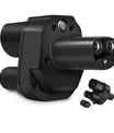 NOEIFEVO CCS2 ja Tyyppi 2 Tesla NACS EV-latausadapteri, AC 32A DC 400A, yhteensopiva Tesla Model 3/X/Y kanssa, valmistettu Yhdysvalloissa, CCS2-yhdistelmäadapteri, tukee CCS2- ja Tyyppi 2-latureita