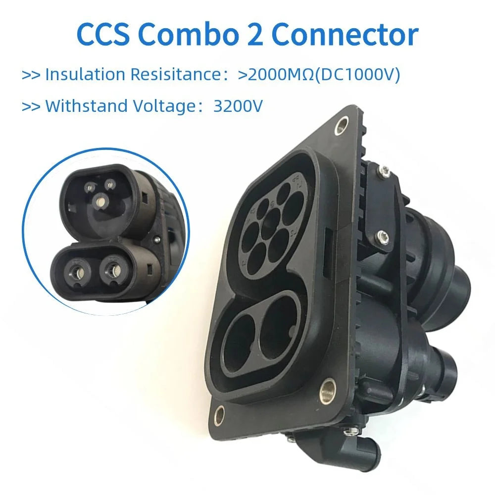 CCS2 Combo EV Steckdose für EVSE Elektroauto, 80A/125A/150A/200A CCS2 Steckdose