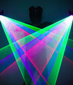 RGB Laser handschuhe, Party Laser handschuhe, rotierende Laser handschuhe, Sternenhimmel-Laserhandschuhe, geeignet für Nachtclubs, Bars und Bühnenbeleuchtung