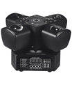 90W RGB LED Beam Moving Head Partylicht, Rot-Grüner Laser mit weißem Blitzlicht, DMX512 & Sound-to-Light Steuerung für DJ-Partys