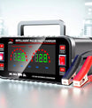 12 10A / 24V 5A Cargador de batería de coche totalmente automático Cargador de batería de coche de reparación por pulso inteligente Cargador de batería de motocicleta