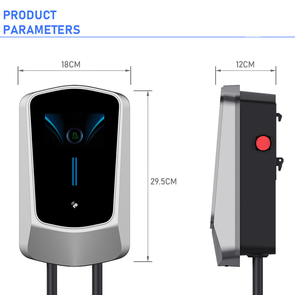 Noeifevo Q6 7KW EV estación de carga Wallbox 32A 1Phase Tipo 2 5M DC6mA RCD Protección