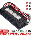 NOEIFEVO Vandtæt DC 10-36V til 14,6V 29,2V 43,8V LiFePO4 lithium-batterioplader til autocampere, både, biler og dual-batteri-energilagringssystemer